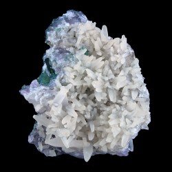 Calciet Celadoniet Amethist