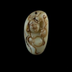 Boeddha jade amulet-hanger