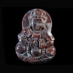Kwan Yin agaat hanger