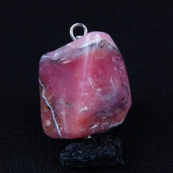 roze andes opaalhanger
