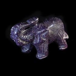 Olifant blauwe goudsteen